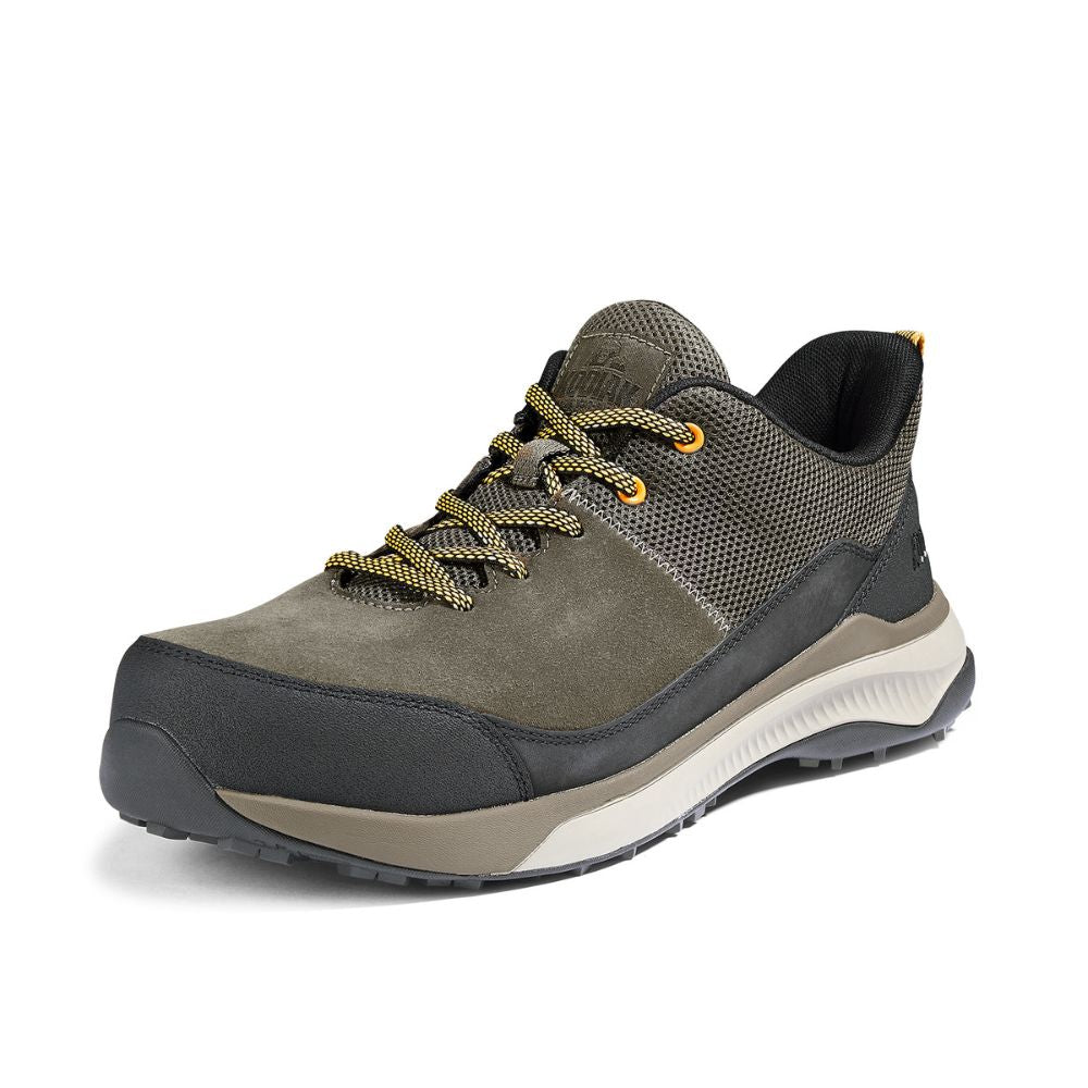Kodiak Quicktrail Leather Men's Composite Toe Work Safety Athletic Shoes 835CFS Fossil - Durable & Comfortable for Construction, Hiking & Outdoor Work