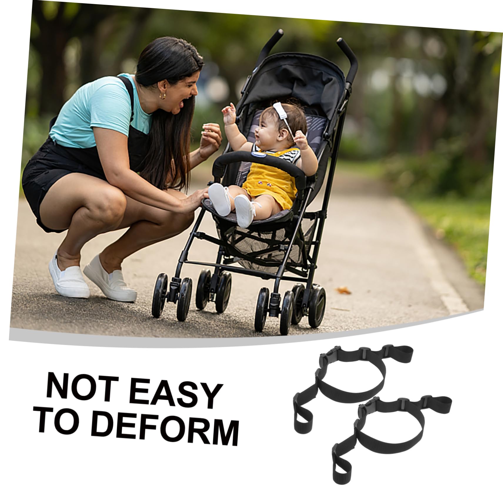 VICASKY 2-Pack Adjustable High Chair Straps - Replacement Pushchair Harness for Baby Strollers & High Chairs - Secure & Comfortable Child Safety Straps for Dining, Travel & Outdoor Activities