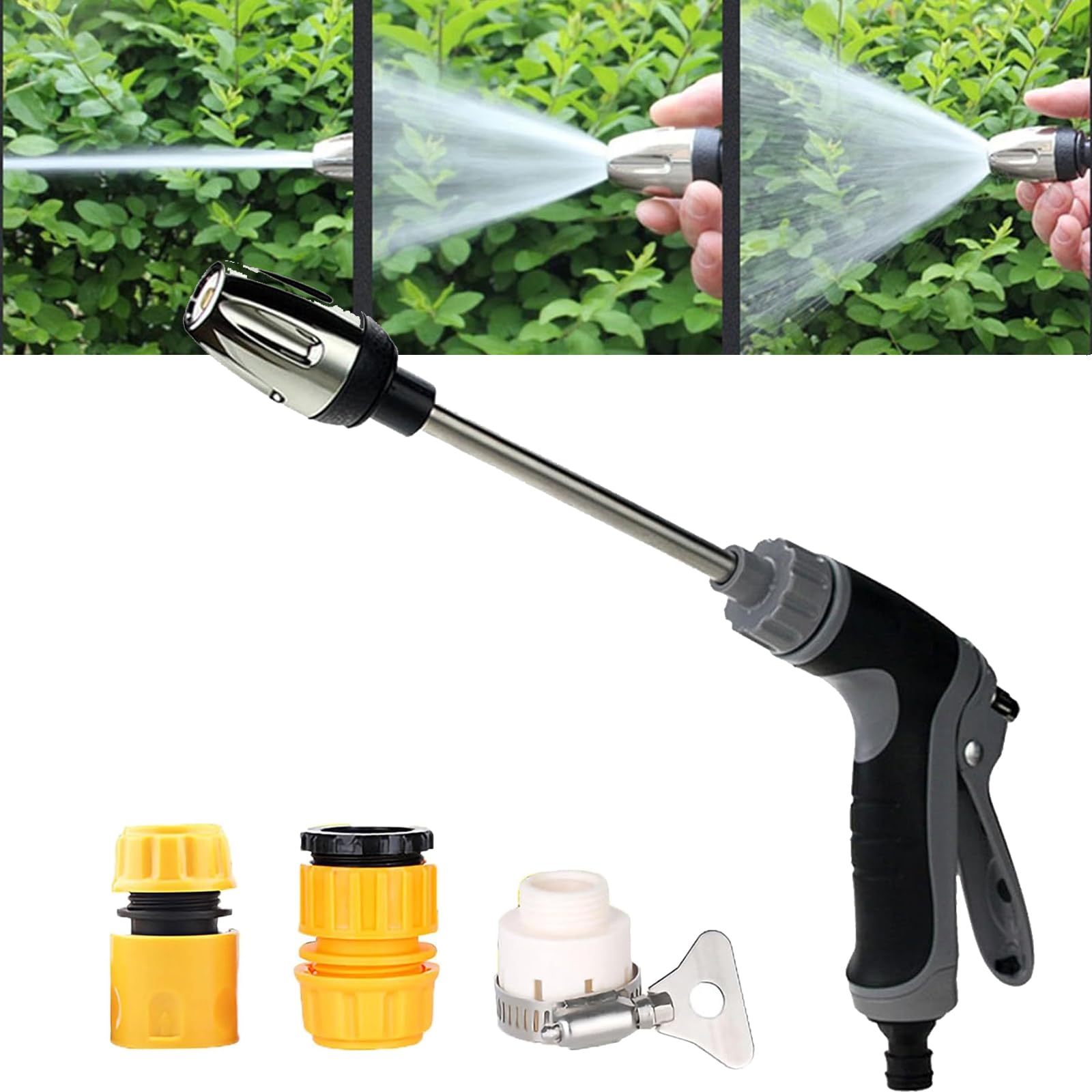 **Turbowasher 2-in-1 High Pressure Washer Gun – 3000 PSI Garden Hose Nozzle for 1/2
