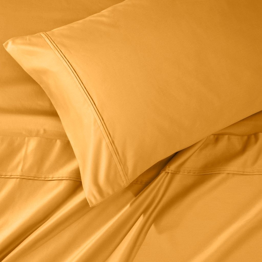 Luxury 1200 Thread Count Egyptian Cotton Deep Pocket Bed Sheet Set - Queen Size, Soft & Breathable for Ultimate Comfort - Perfect for Master Bedroom, Guest Room & Hotel Use