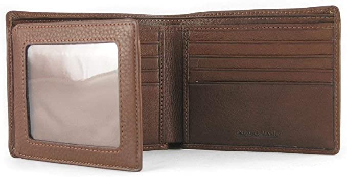 Premium RFID Blocking Flip Fold Wallet - Slim Leather Bifold Wallet for Men & Women - Secure Contactless Card Protection for Travel & Everyday Use