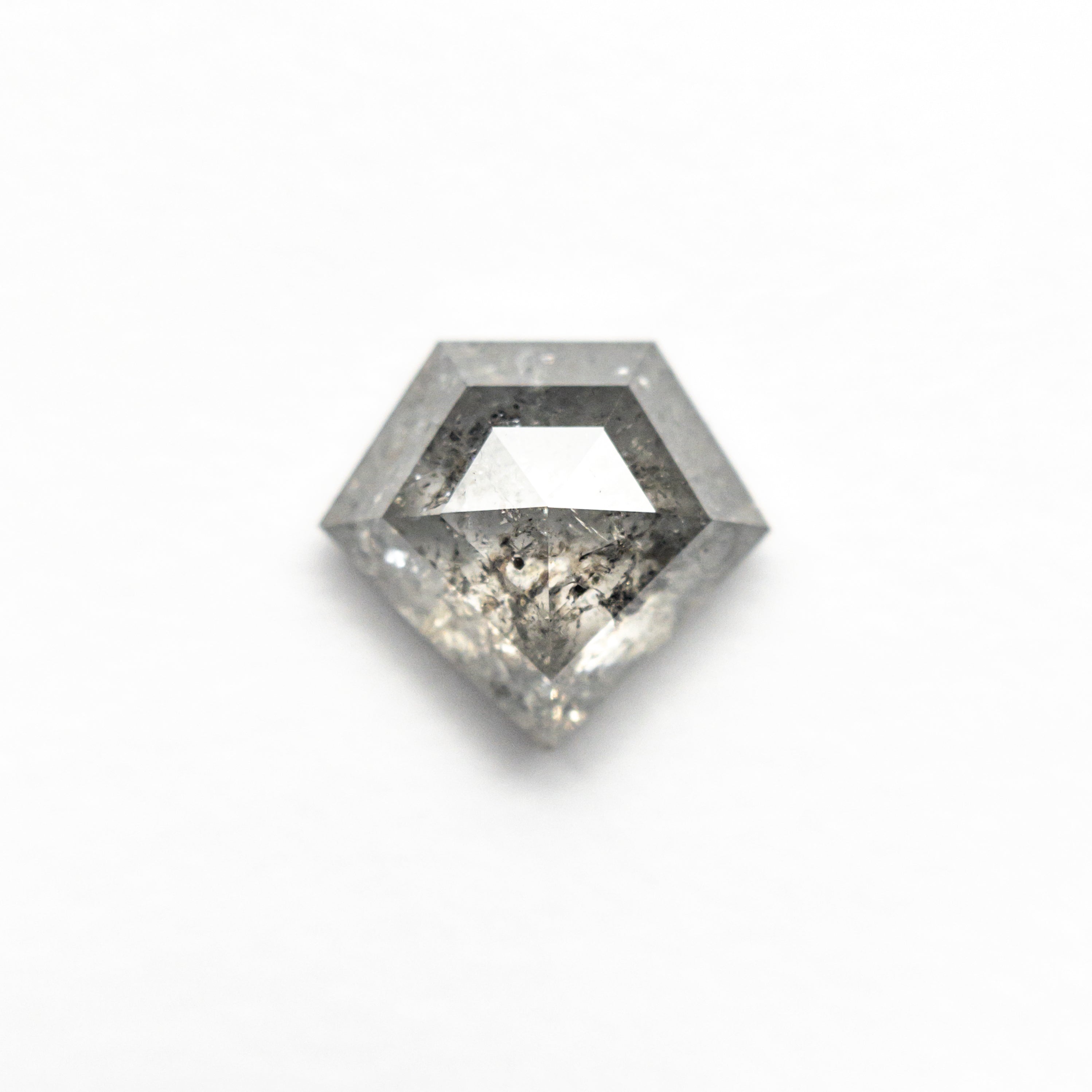 1.63ct Shield Rose Cut Gemstone - 8.13x7.37x3.84mm Natural Loose Diamond for Jewelry Making - Perfect for Engagement Rings & Custom Pendants