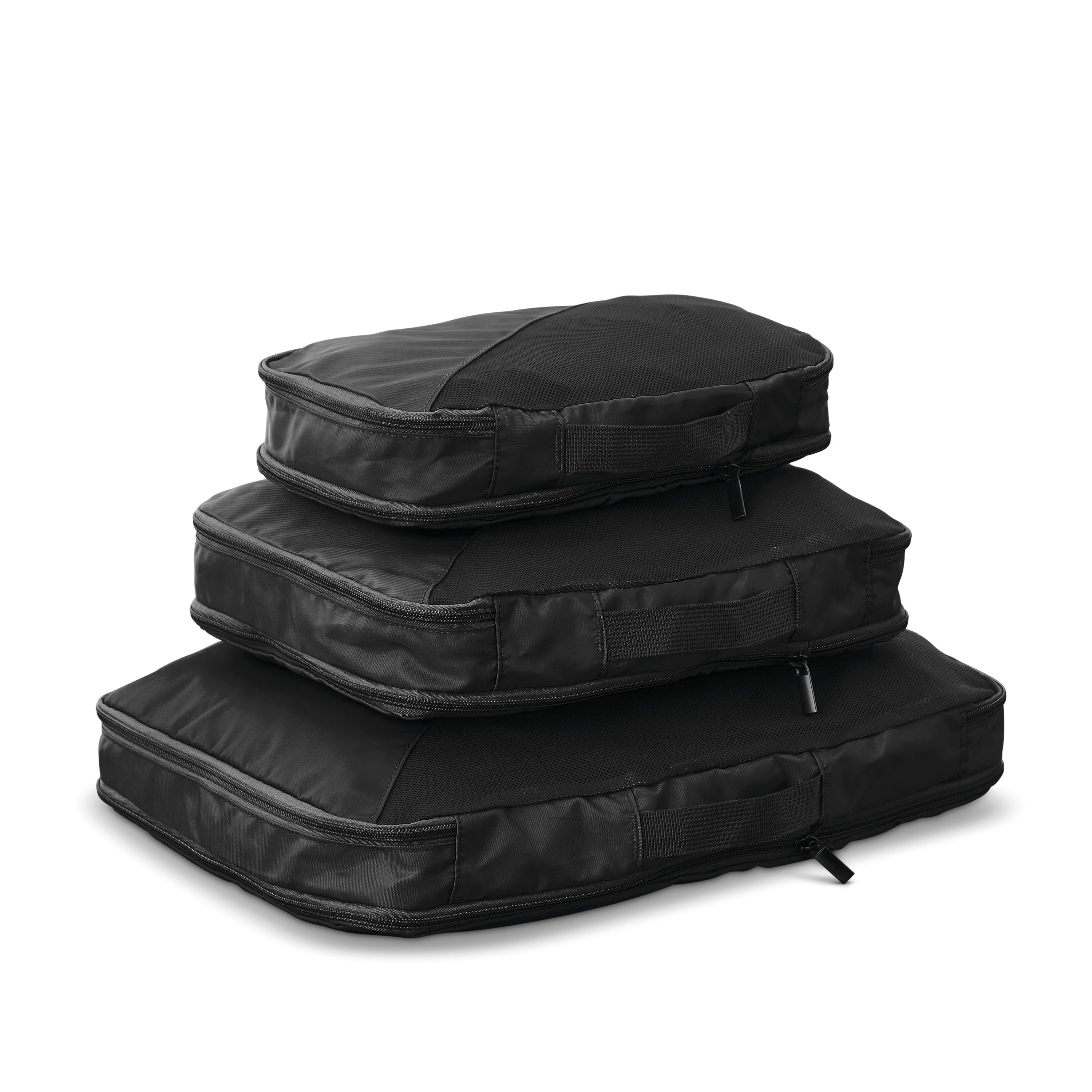 Samsonite 3 Piece Compression Packing Cube Set - Travel Organizer for Luggage & Suitcases - Perfect for Business Trips, Vacations & Weekend Getaways