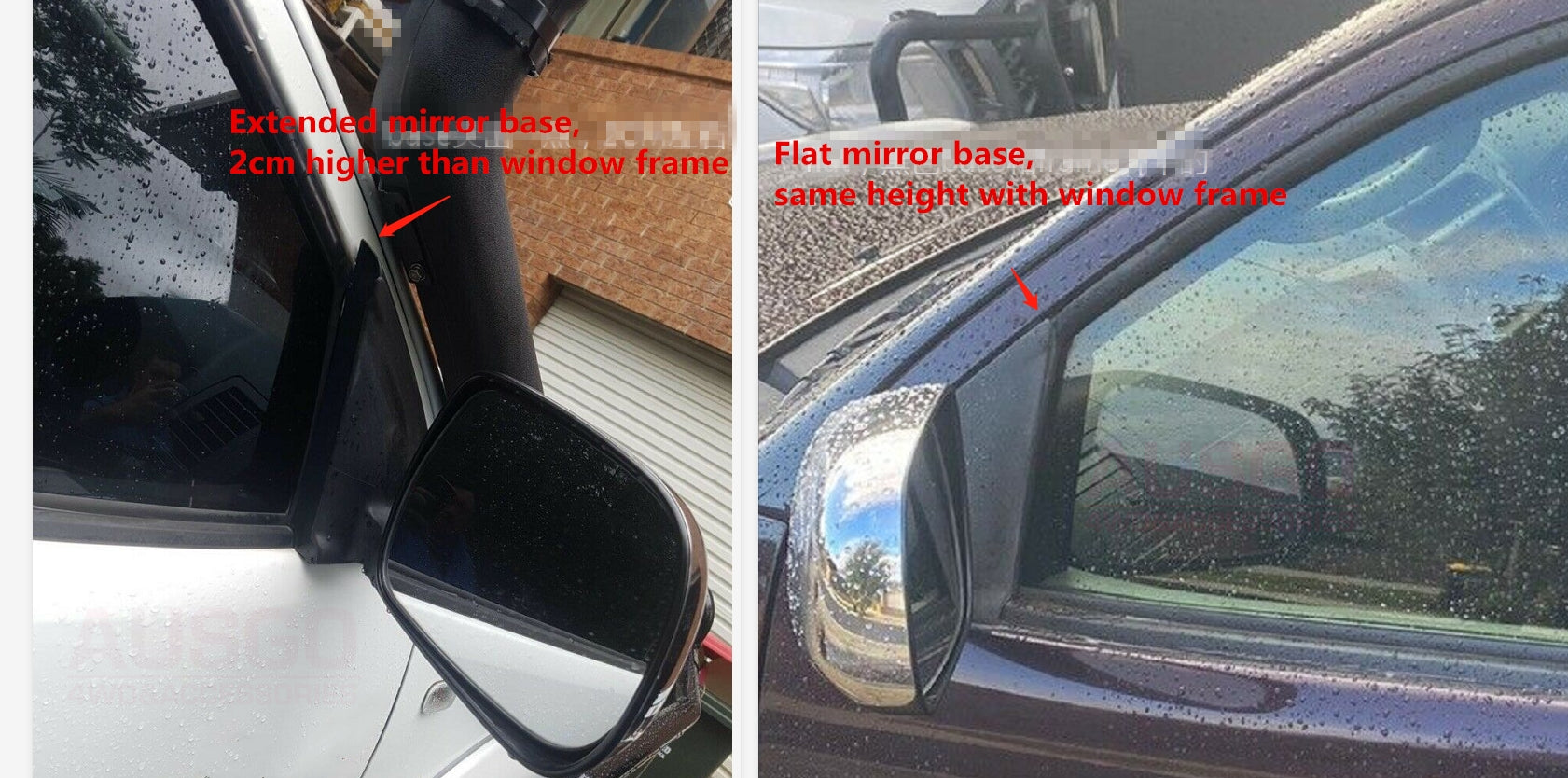 Weather Shields & Bonnet Protector for Mitsubishi Triton Extra Cab (2006-2015) - Durable Car Accessories for Rain Protection & UV Defense - Perfect for Off-Road Adventures & Daily Commuting