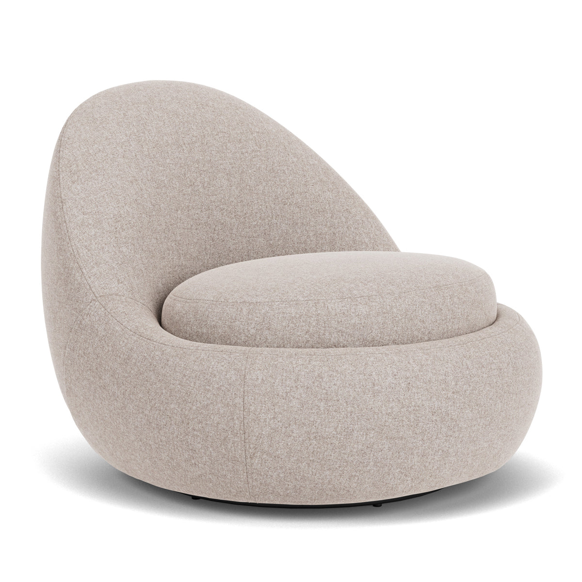 Babette Fabric Swivel Armchair - Modern Living Room Accent Chair with 360° Rotation | Perfect for Home Office, Lounge & Reading Nook