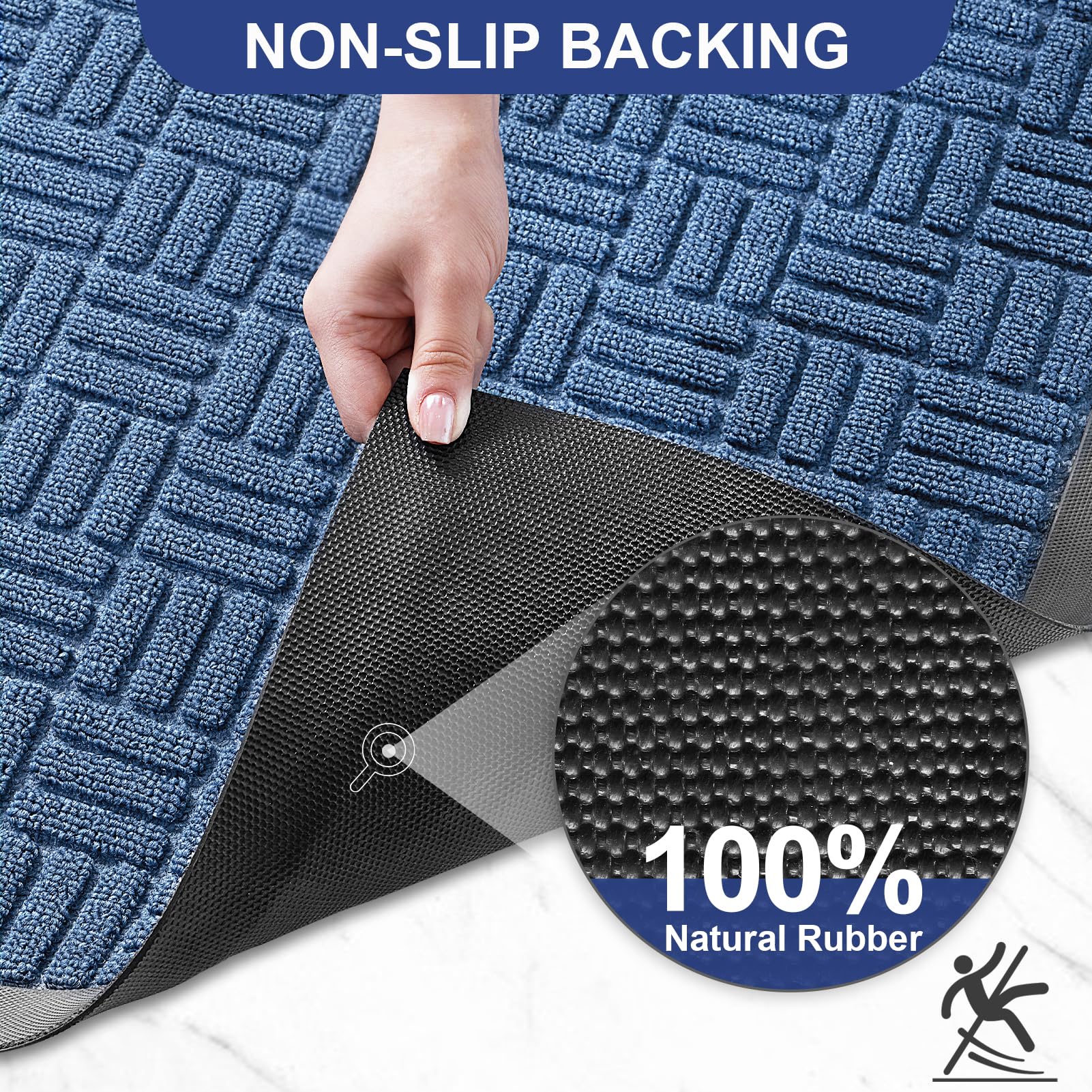 Premium Heavy Duty Front Door Mat - 61.5