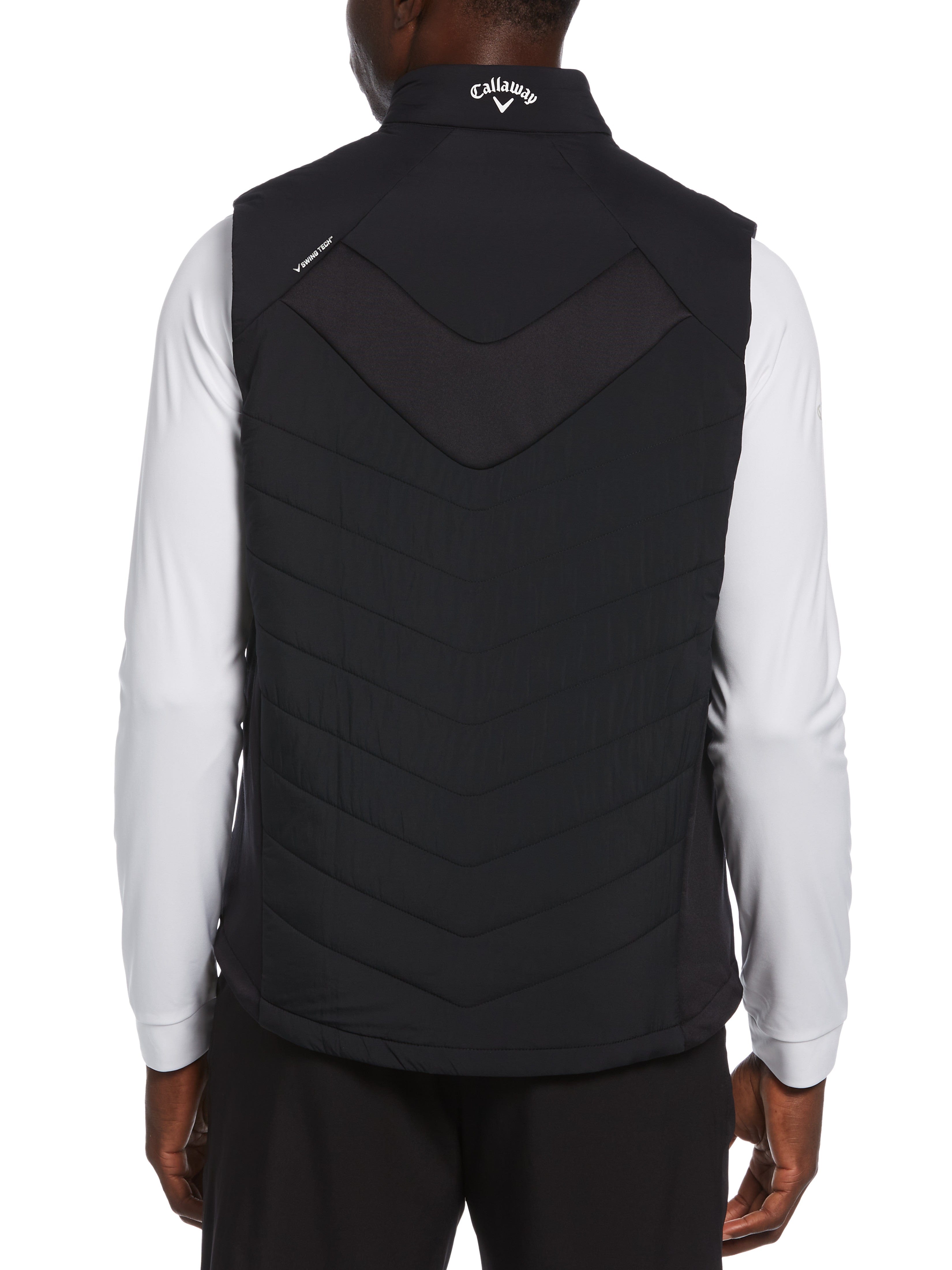 Men's Swing Tech™ Puffer Golf Vest - Lightweight Insulated Jacket for Cold Weather - Perfect for Golfing, Hiking & Outdoor Activities