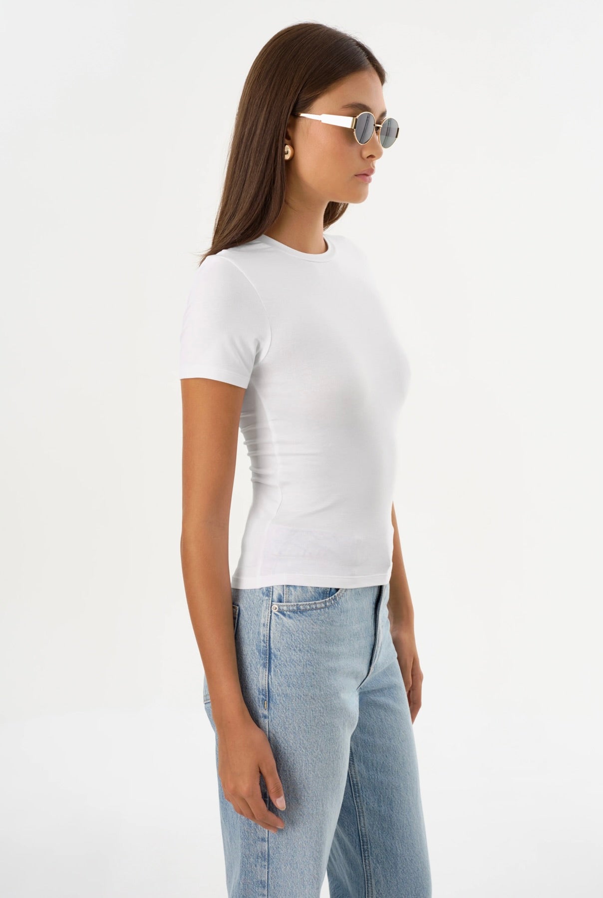 Moa Jersey Crew Neck T-Shirt for Men - Soft Cotton White Tee - Casual Everyday Wear & Street Style Outfits
