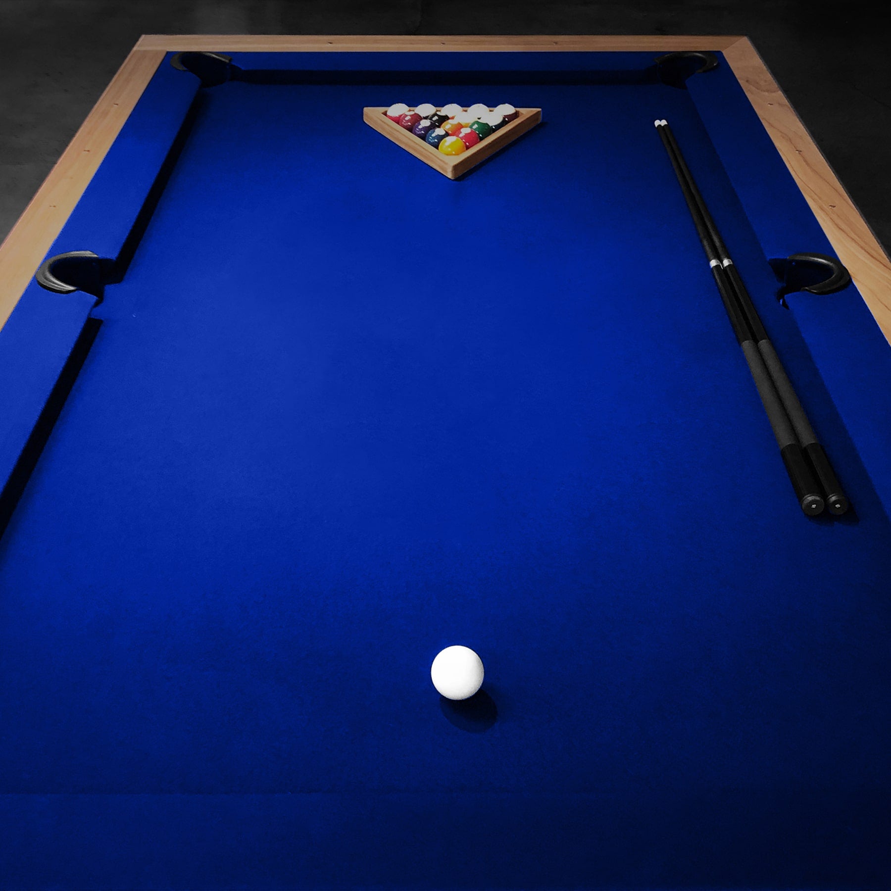 Limited Edition Electric Blue Pool Table - Premium Billiards Game Table for Home, Bar & Game Room - Perfect for Entertainment & Recreation