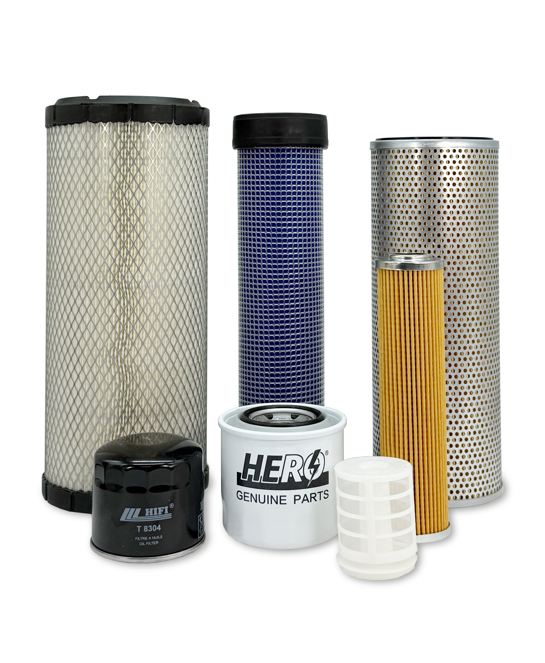 Takeuchi TL230 Track Loader HERO® Maintenance Filter Kit - Air, Oil & Hydraulic Replacement Filters for Construction Equipment | Perfect for Routine Maintenance & Fleet Servicing