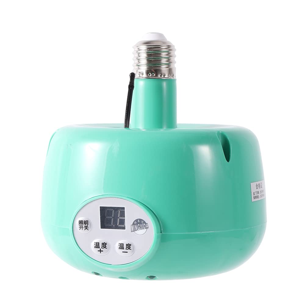 MONEYN 300W Pet Heating Lamp with Thermostat - Reptile Heat Lamp, Chicken Coop Heater, Warm Light for Small Animals - Perfect for Reptile Tanks, Brooder Boxes & Pet Habitats (220V)