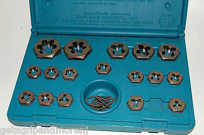Four Star 20-Piece Thread Die Repair Kit (S2089) - High-Quality Thread Repair Tool for Automotive, Plumbing & DIY Projects