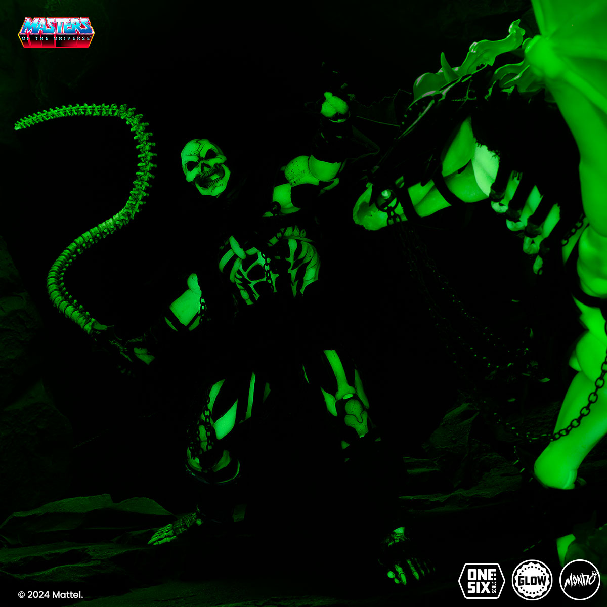 Masters of the Universe Scare Glow Deluxe 1/6 Scale Action Figure - Timed Edition Collectible for Display & Role Play | Perfect for Fans, Collectors, and Home Decor