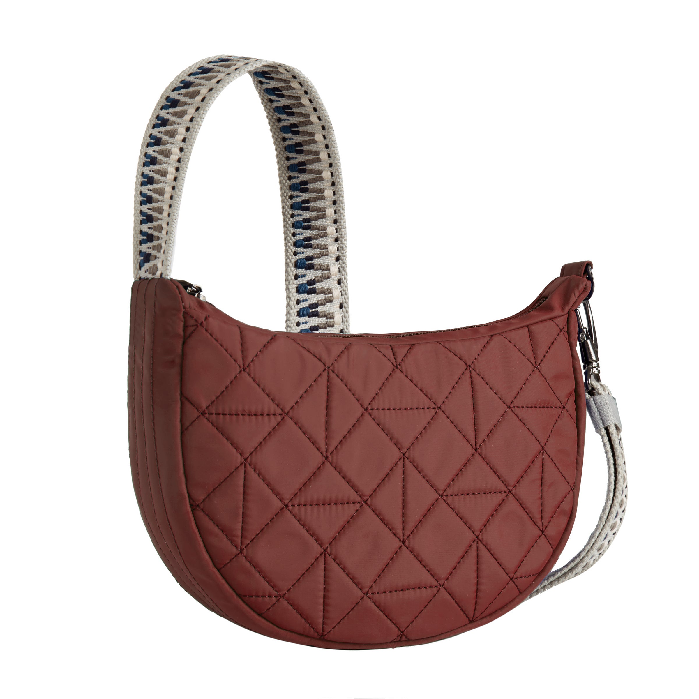 Boho Anti Theft Crossbody Bag for Women - Stylish Crescent Shoulder Purse with RFID Blocking & Secure Zipper Pockets - Perfect for Travel, Shopping, and Daily Use