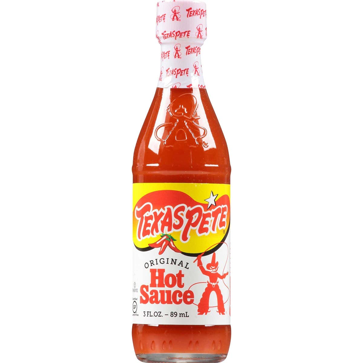 Texas Pete Original Hot Sauce - 3 fl oz (Pack of 2) | Spicy Chili Pepper Hot Sauce for Wings, Tacos, Burgers & BBQ | Perfect for Cooking, Grilling & Dipping