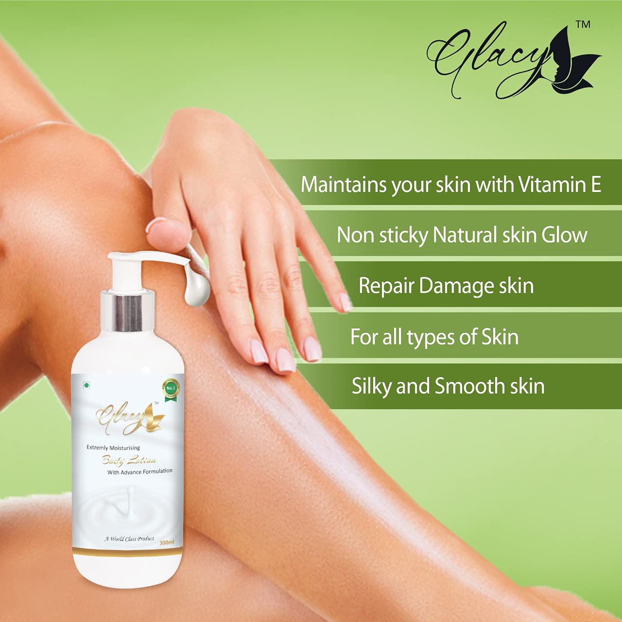Glacy Ultra Hydrating Body Lotion for Dry Skin - Deep Moisturizing Cream with Shea Butter & Vitamin E - Perfect for Daily Use, After Shower & Winter Care