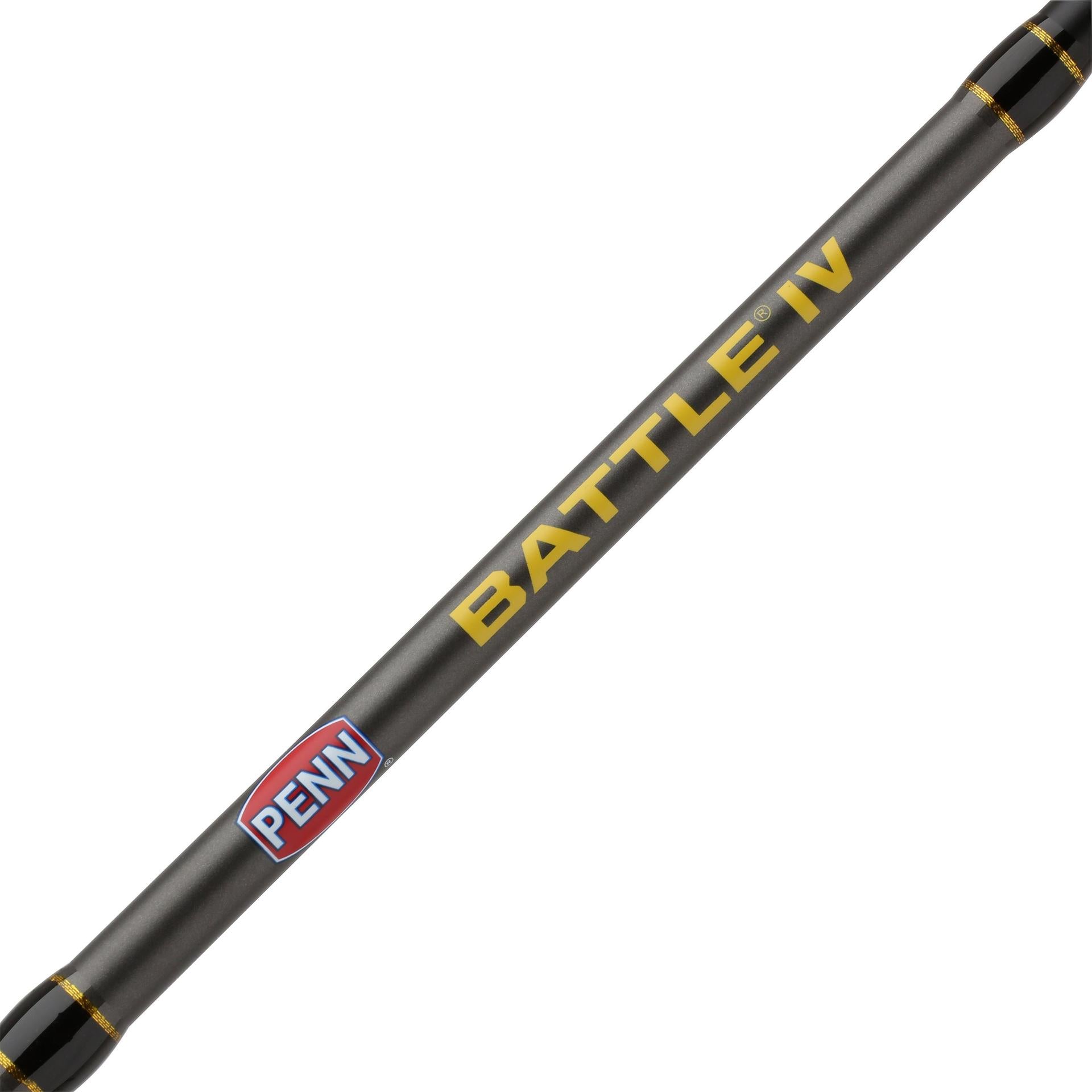 Battle IV Spinning Rod and Reel Combo - Premium Fishing Gear for Freshwater & Saltwater Anglers - Perfect for Bass, Trout, and Walleye Fishing