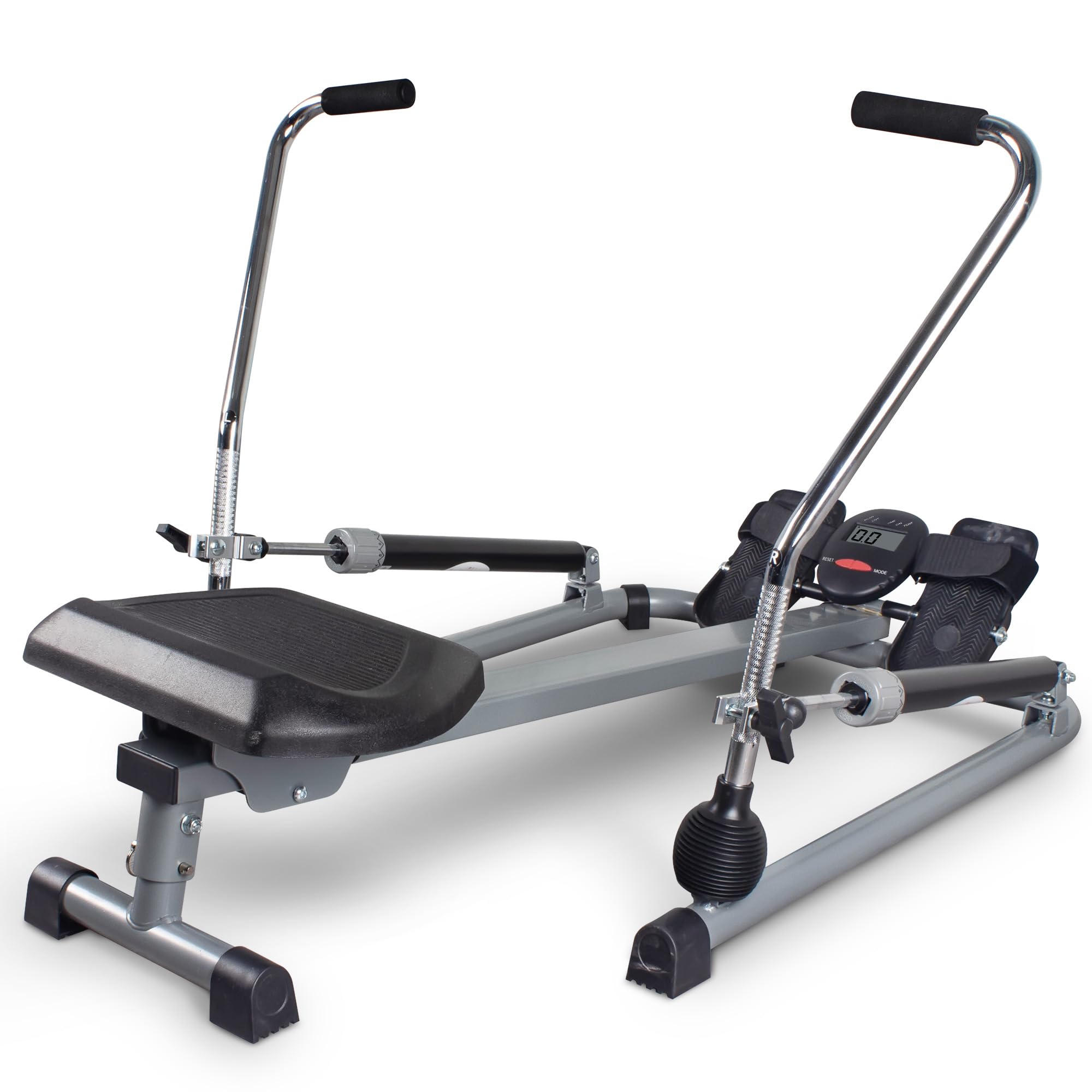Leikefitness Foldable Hydraulic Rowing Machine with LCD Monitor - Full Body Exercise & Cardio Workout for Home Gym | Perfect for Small Spaces & Indoor Fitness Training