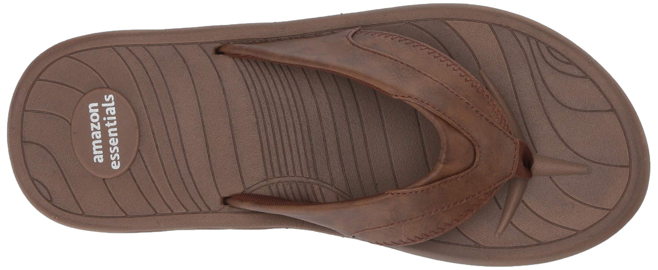 Amazon Essentials Men's Comfortable Flip Flop Sandals - Lightweight & Durable Beach Shoes for Summer, Pool, and Outdoor Activities