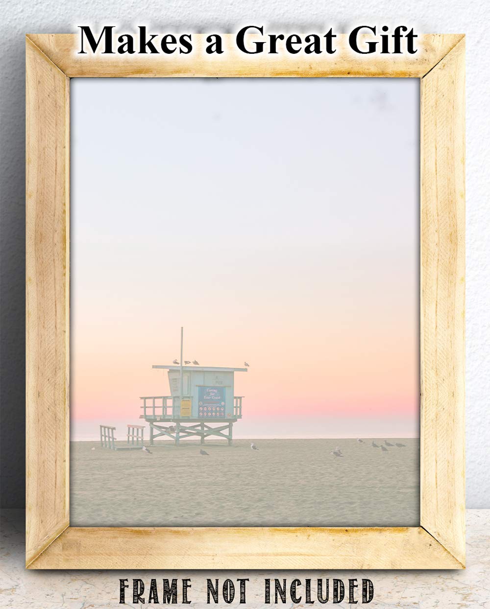 Endless Summer Beach House Decor - 11x14 Unframed Coastal Wall Art Print for Lake Cabins, Surfing Rooms & Summer Home Decoration | Perfect Beach Life Sign Gift for Vacation Homes & Coastal Living Spaces