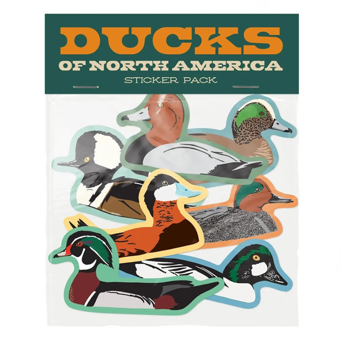 Bird Collective Ducks Sticker Pack - Waterproof Vinyl Decals for Laptops, Water Bottles & DIY Crafts - Cute Duck Stickers for Kids Room Decor, Scrapbooking & Journaling