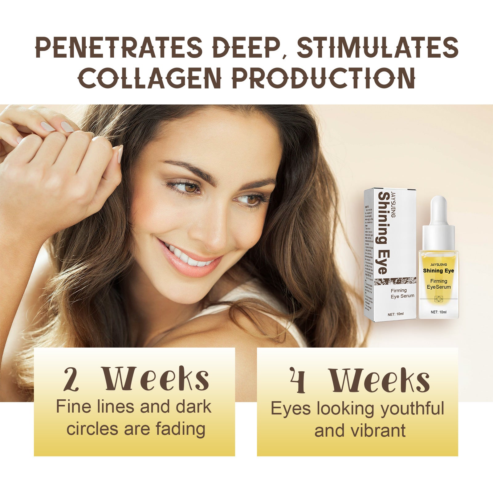 Hydrating Eye Cream for Dark Circles & Wrinkles - Anti-Aging Under Eye Treatment for Puffiness & Fine Lines - Perfect for Night & Day Skincare Routine