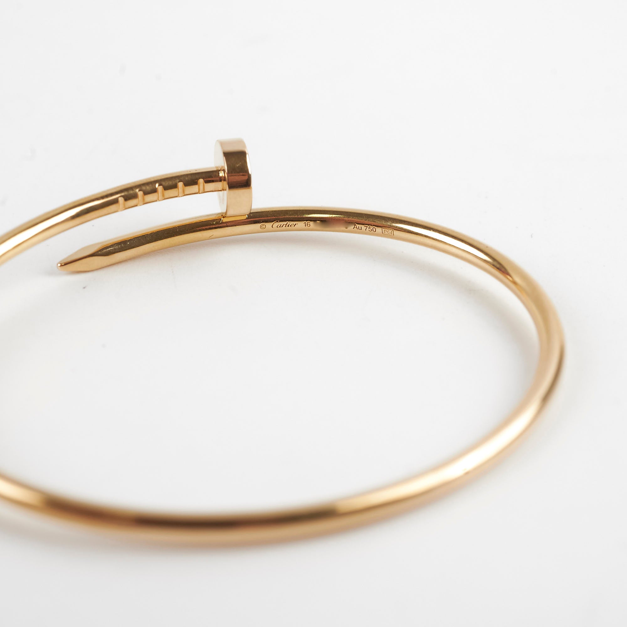 Cartier JUC Juste Un Clou Bracelet 18K Yellow Gold Size 16 - Luxury Jewelry for Women, Perfect for Gifts, Parties & Special Occasions