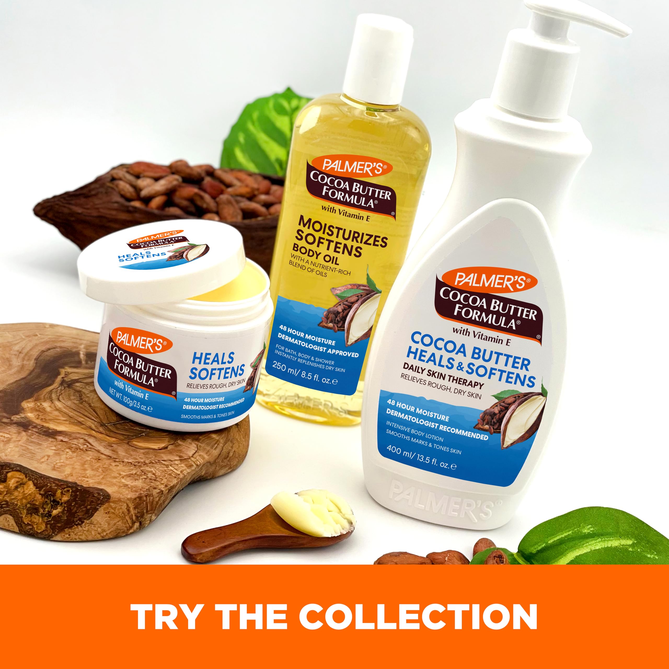 Palmer's Cocoa Butter Formula Body Lotion for Dry Skin - Hydrating Hand & Body Moisturizer with Pump Bottle, 13.5 Oz - Perfect for Daily Skin Therapy & Post-Shower Hydration
