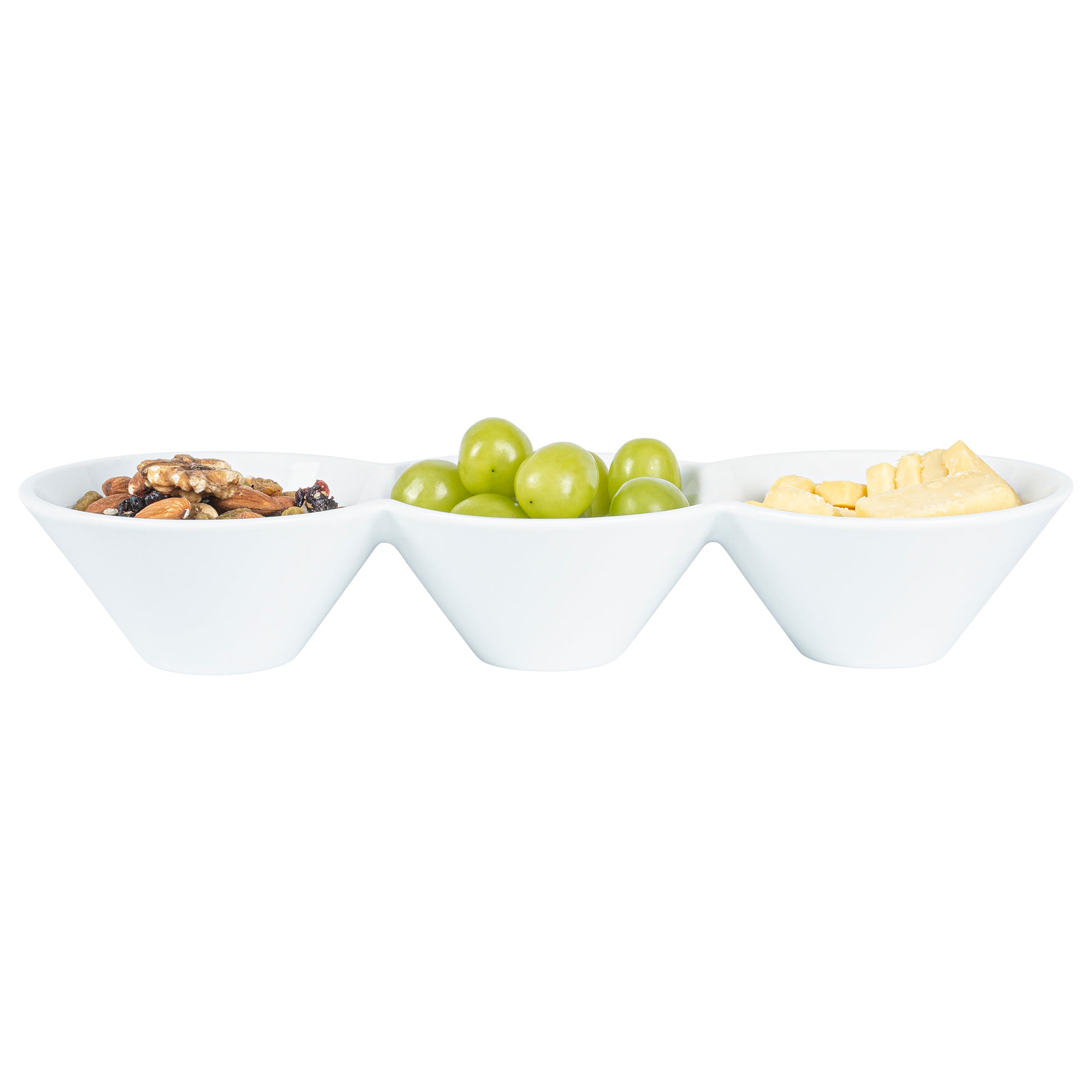 18 oz Round White Porcelain Modern Bowl Set - 13.5 x 5 x 2.25 Inches - 1 Count Box - Perfect for Soup, Salad, Cereal & Home Decor