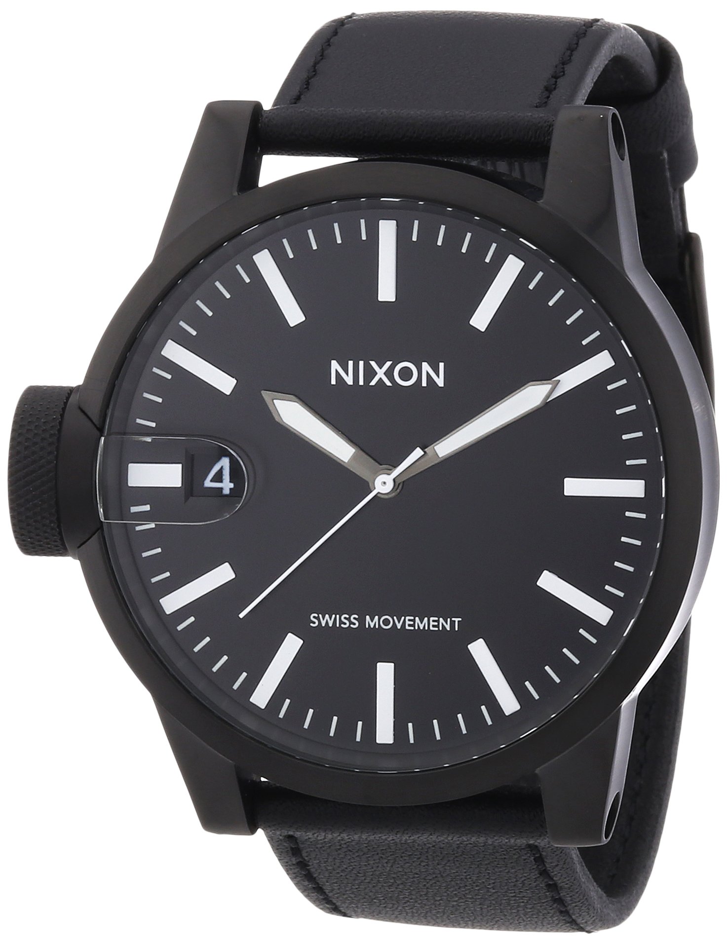 NIXON Chronicle A127 Men's All Black Stainless Steel Watch (A127-001) - Waterproof, Durable & Stylish for Everyday Wear, Business & Outdoor Activities
