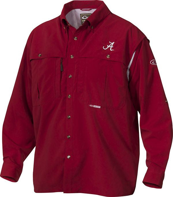 Alabama Cotton Wingshooter's Long Sleeve Shirt - Durable Hunting & Outdoor Apparel for Comfortable Field Wear