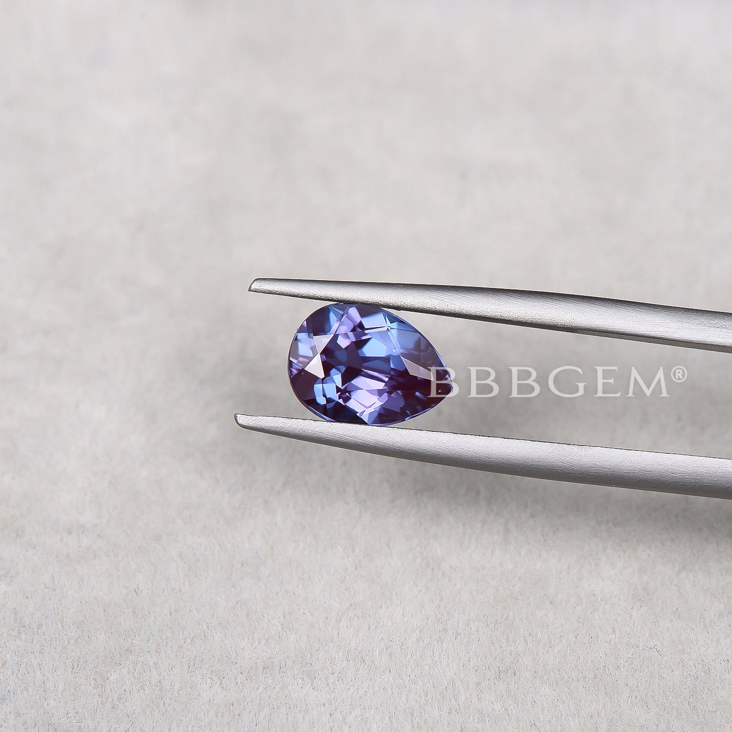 Natural Pear Cut Alexandrite Gemstone - June Birthstone for Jewelry Making, Engagement Rings & Unique Gifts (2-10ct) | Perfect for Necklaces, Earrings & Custom Designs