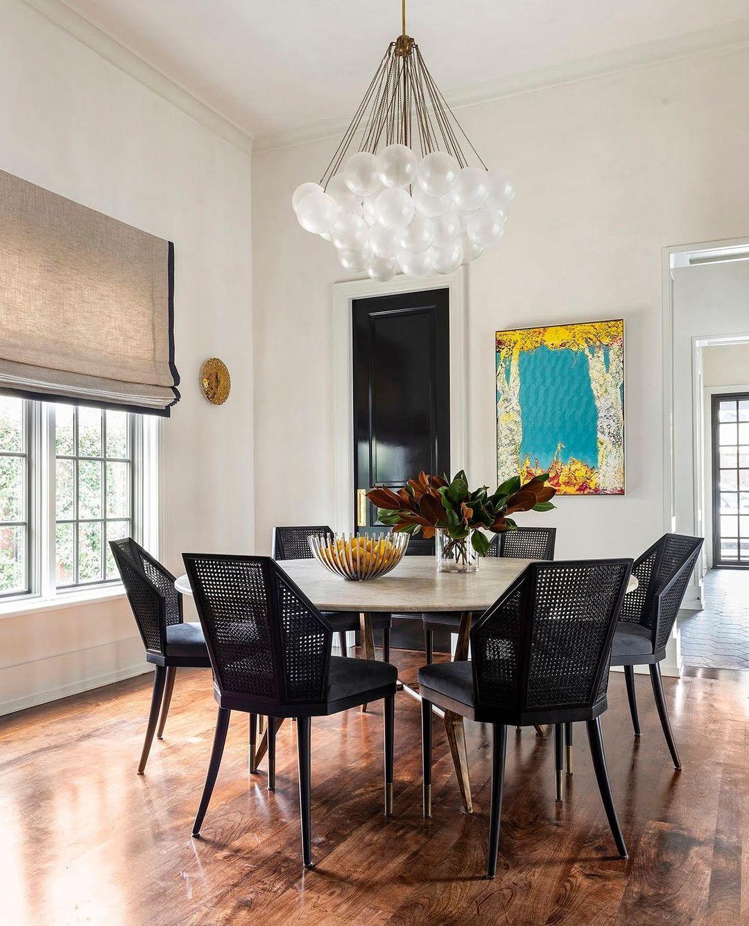 Elegant Crystal Bubble Chandelier - Modern Ceiling Light Fixture for Dining Room, Living Room, Bedroom & Wedding Decor