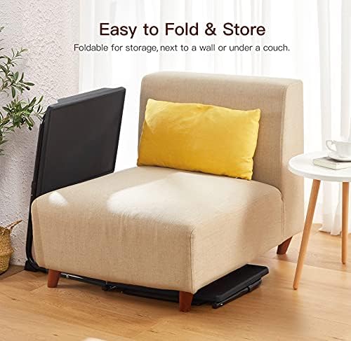 Adjustable TV Tray Table Stand - 6 Height & 3 Tilt Angle Adjustments, Portable Folding Laptop Desk for Bed, Sofa, Floor Use - Perfect for Eating, Working, Reading in Bed or Watching TV (2-Pack) by HUANUO