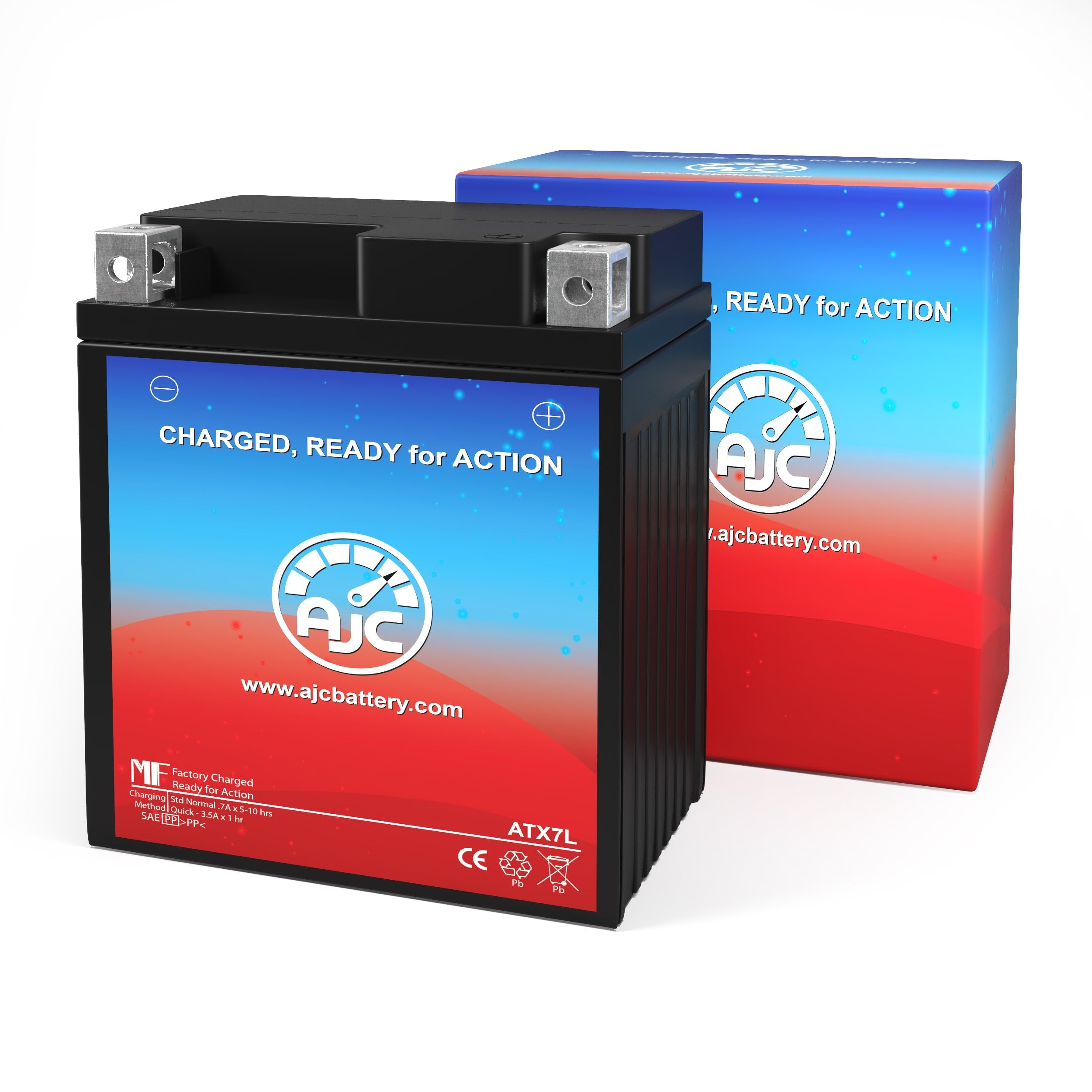 AJC Scooter Battery Replacement for Lance Cabo 150 150CC Moped - 12V Sealed Lead Acid Power Source - Perfect for Urban Commuting & Delivery Services