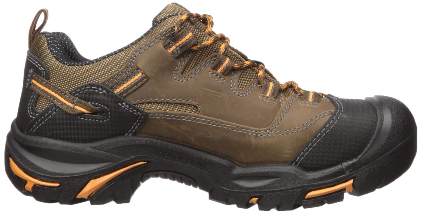 KEEN Utility Men's Braddock Low Height Steel Toe Work Shoes - Lightweight & Comfortable Safety Shoes for Construction, Warehouse & Outdoor Work