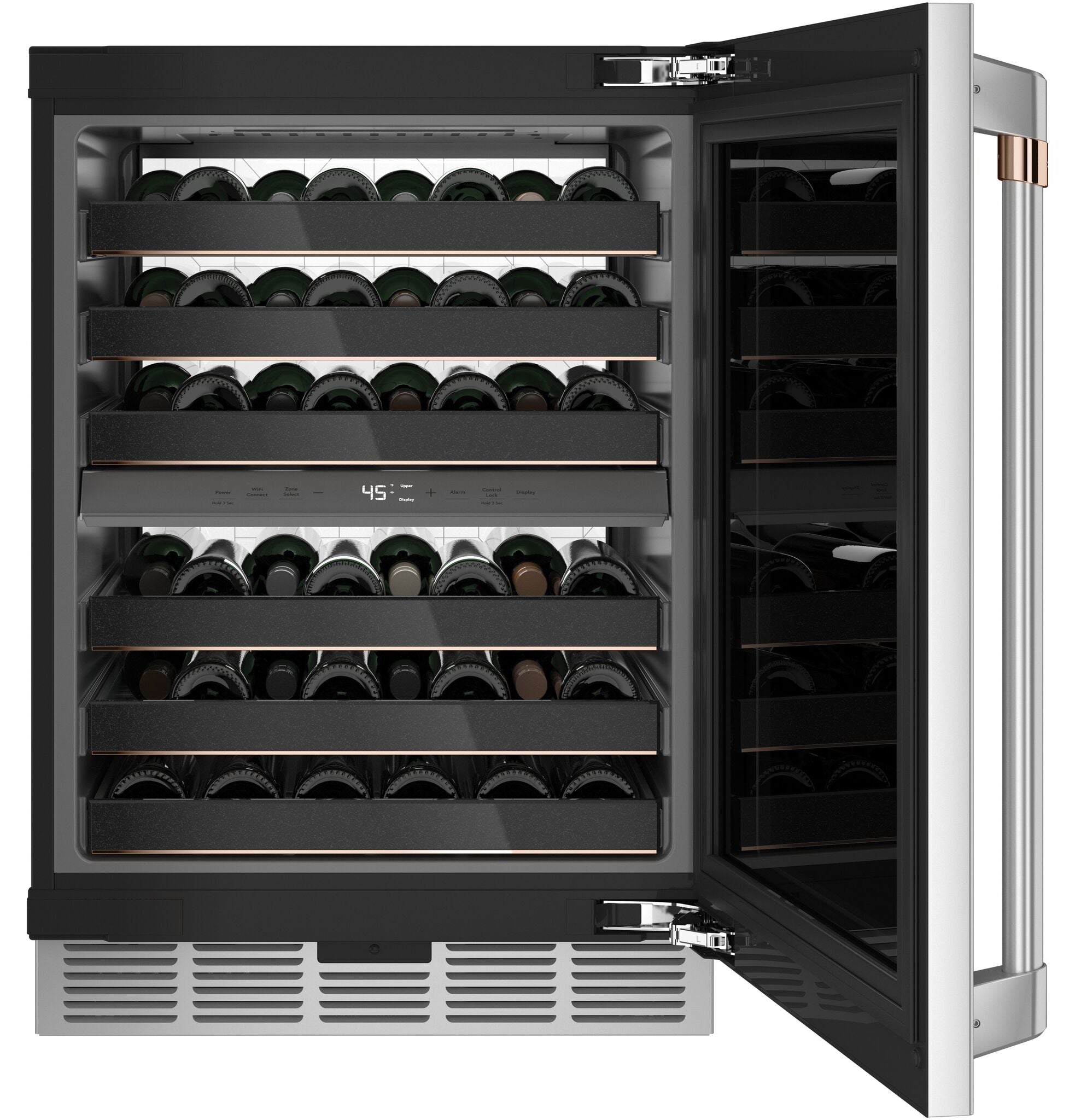 Premium Stainless Steel 4.7 cu ft Wine Cooler - CCP06DP2PS1 - Ideal for Home Bars, Restaurants & Wine Cellars