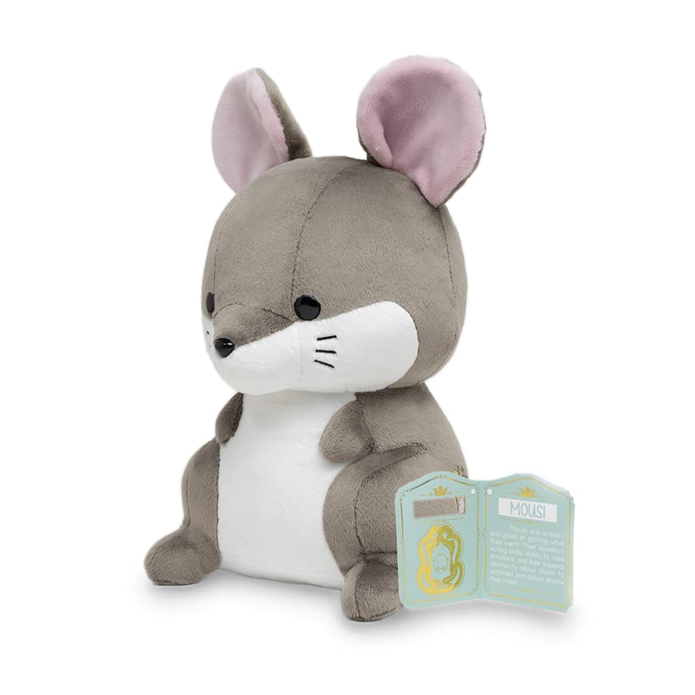 Bellzi Soft Gray Mouse Stuffed Animal Plush Toy - Cute & Huggable Plushie Gift for Kids, Babies, Toddlers & Adults - Perfect for Cuddling, Nursery Decor, Birthday Gifts & Comfort Companions