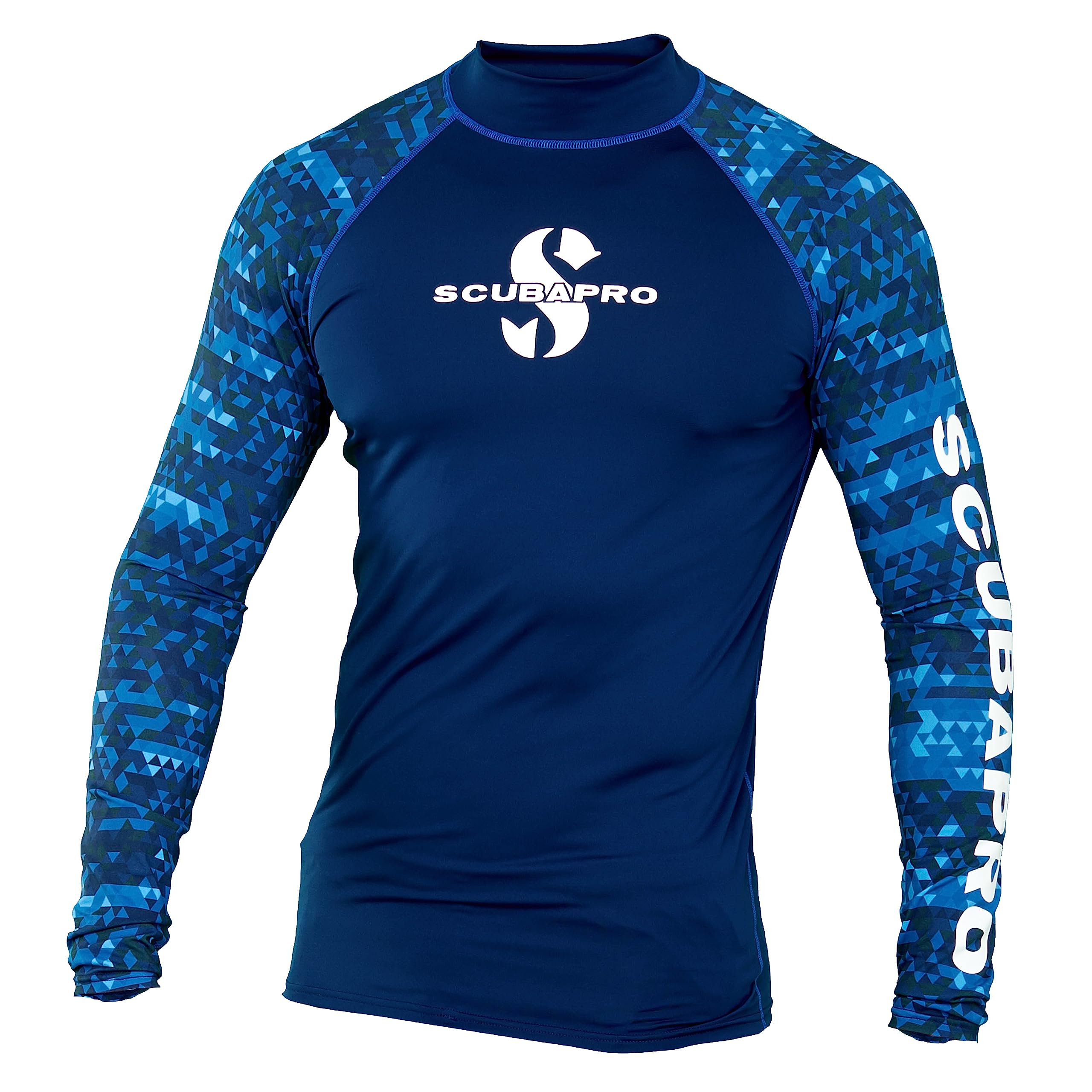 Scubapro Men's Rash Guard - UPF 50+ Sun Protection, Quick-Dry Swim Shirt for Scuba Diving, Surfing & Water Sports - Lightweight & Comfortable for Beach, Pool & Outdoor Activities