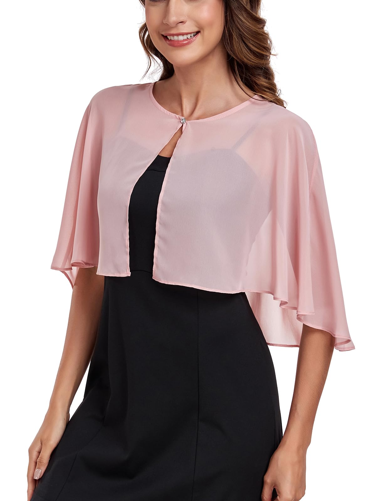 Elegant Women's Chiffon Shawls & Wraps - Lightweight Evening Dress Scarves for Wedding Guest, Bridesmaid & Special Occasions | Perfect for Parties, Dinners & Formal Events