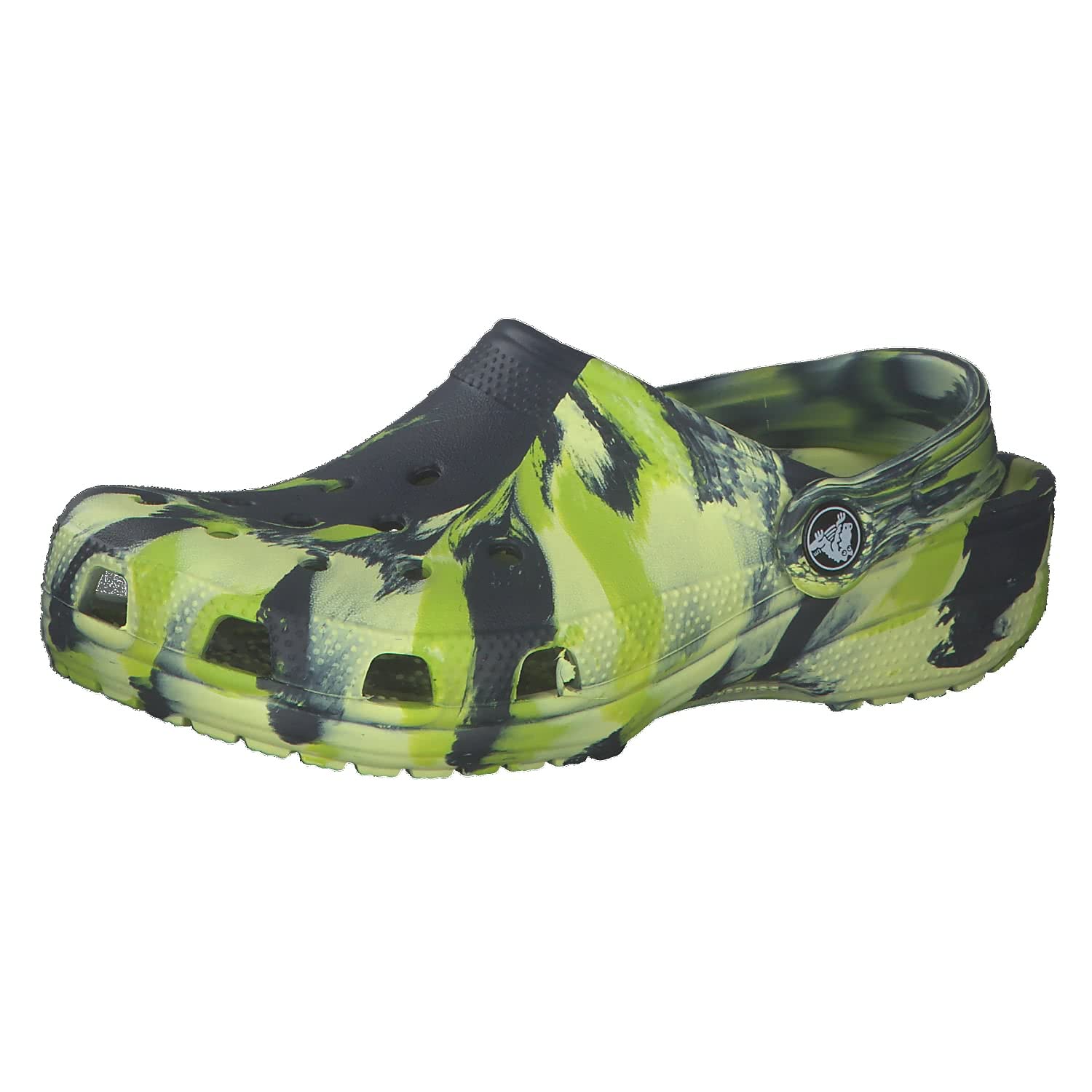 Crocs Unisex Kids Classic Marbled Tie Dye Clogs - Comfortable Slip-On Water Shoes for Boys & Girls - Perfect for Beach, Pool, and Outdoor Play