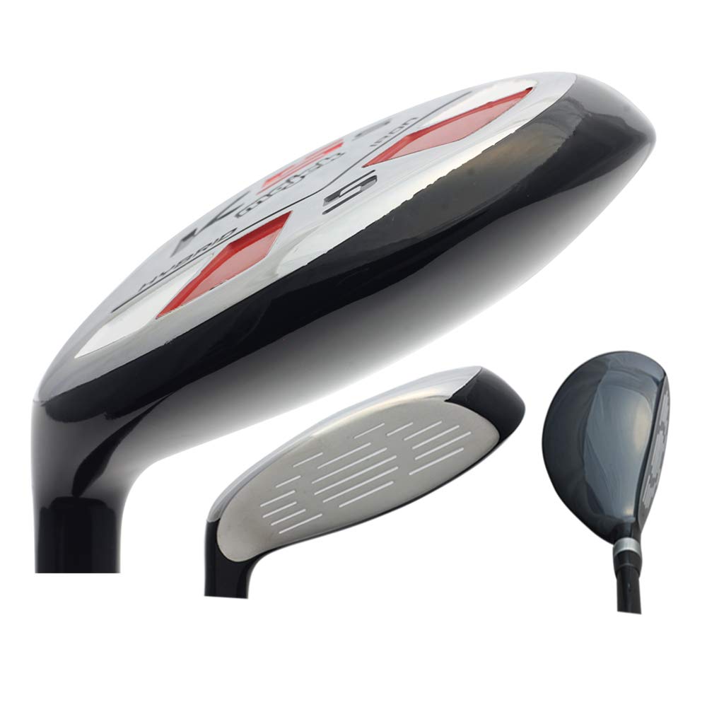 Left Handed Majek Golf Hybrid Club #5 - Senior & Ladies Flex (55+ Years) - Lightweight Utility Iron for Improved Accuracy | Perfect for Seniors & Women Golfers on Fairway Shots & Rough Recovery