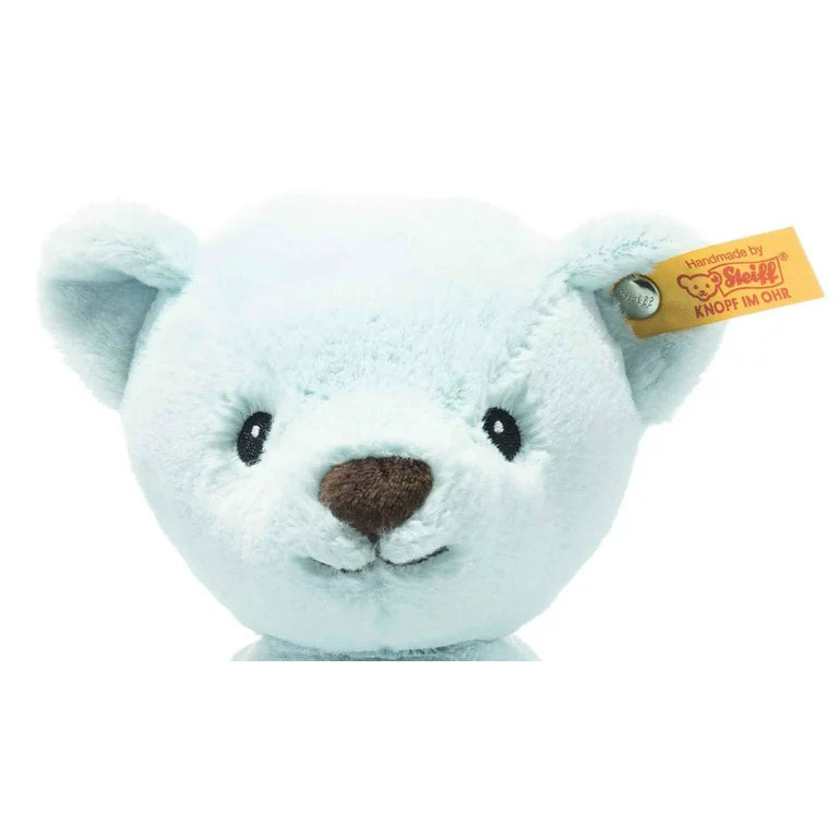 My First Steiff Teddy Bear - Premium Blue Plush Stuffed Animal for Kids & Collectors | Perfect for Gifts, Nursery Decor & Cuddling