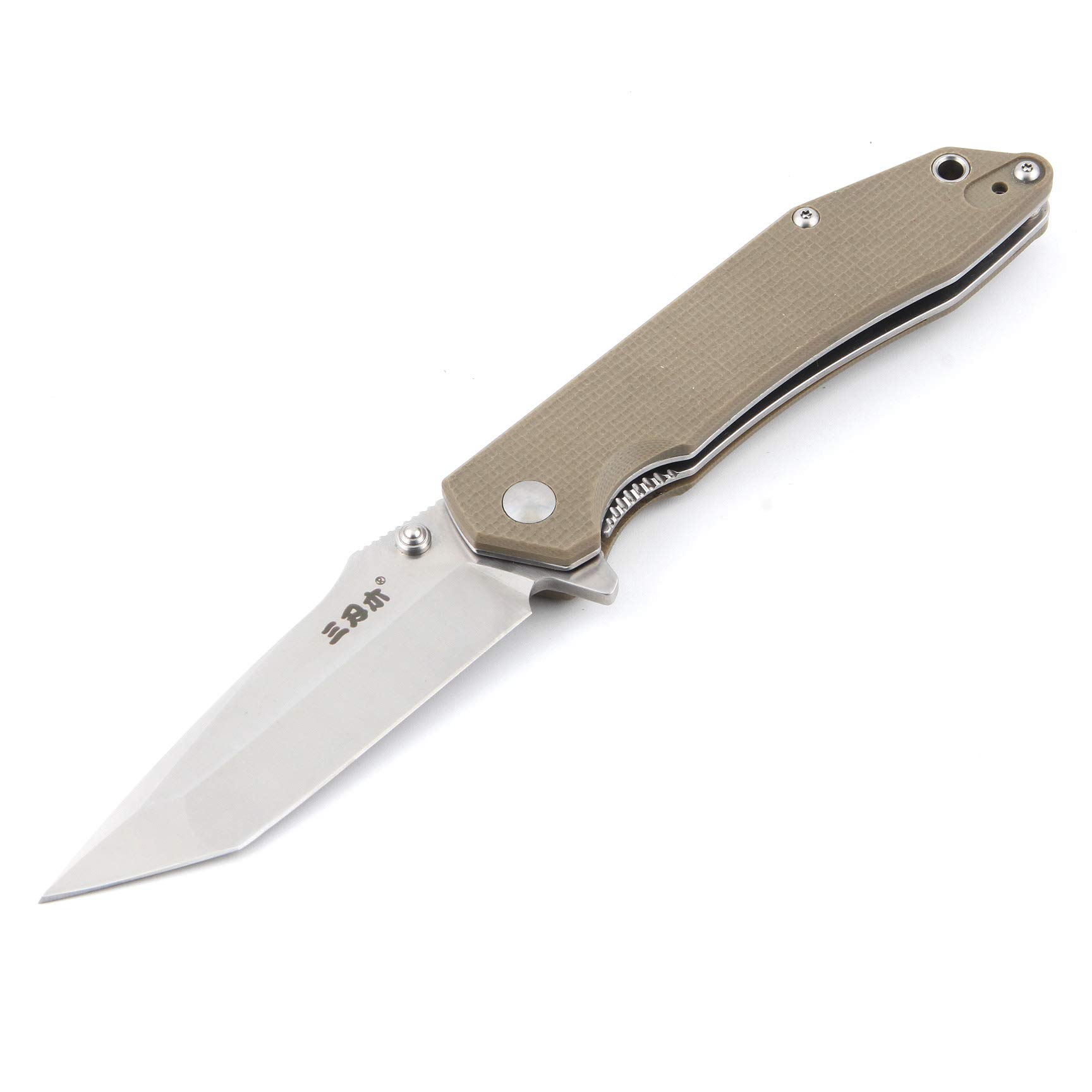 Sanrenmu 9001 9002 Liner Lock Folding Pocket Knife - EDC, Camping, Hiking & Outdoor Survival Tool