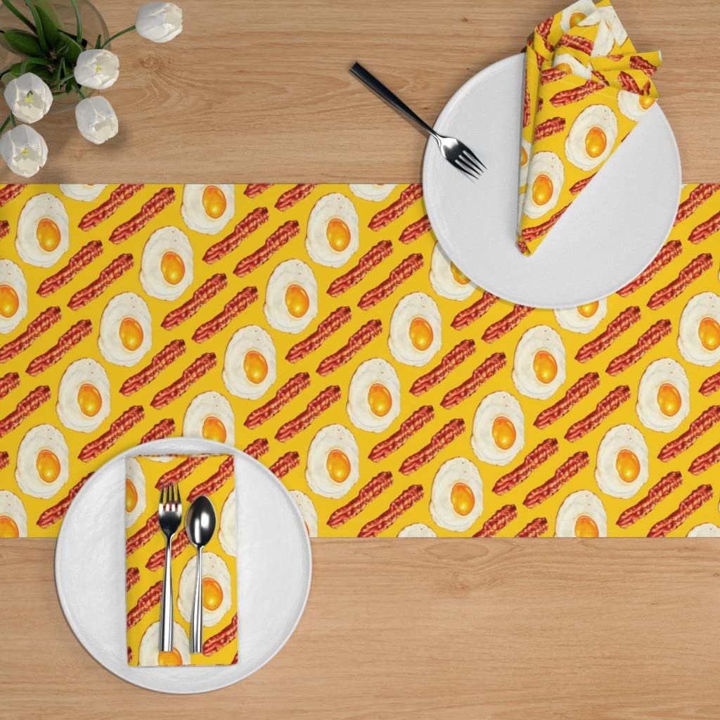 Custom Printed Cotton Sateen Table Runner 108