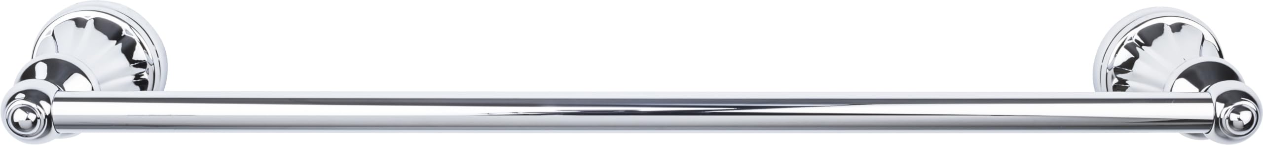 Top Knobs HUD6-TB Hudson Single Towel Rod in Bronze - Elegant Bathroom Towel Holder for Modern & Traditional Homes
