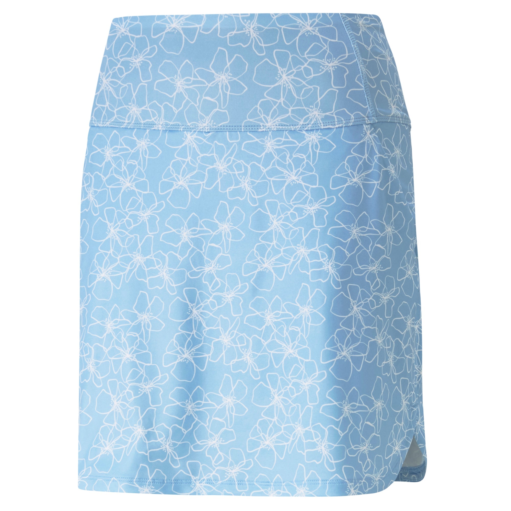 Women's PWRMESH Island Flower Golf Skirt - Breathable Athletic Skirt for Golf, Tennis & Running - Floral Print Activewear for Women