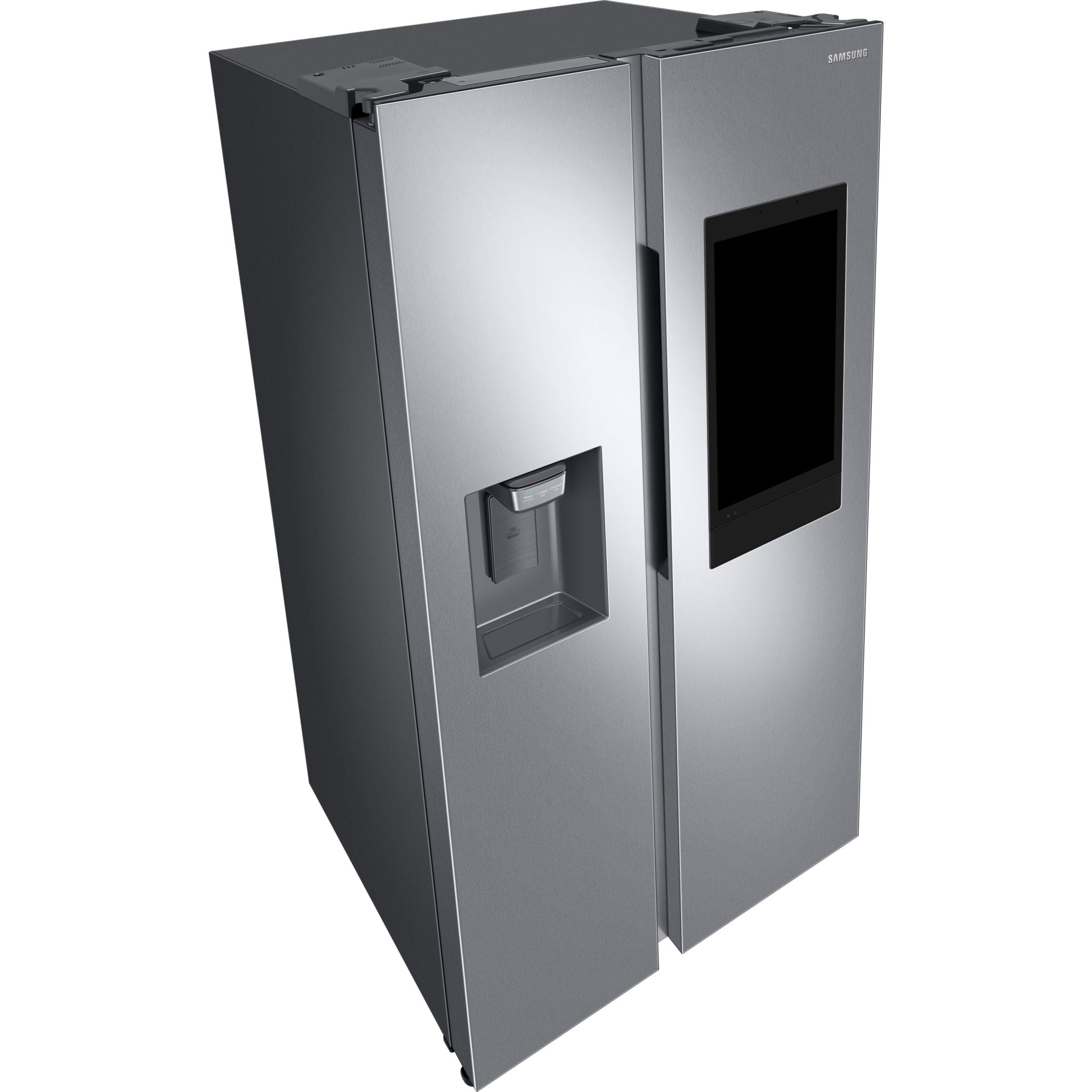 Samsung RS22T5561SR Side by Side Refrigerator - 22.5 Cu. Ft. Stainless Steel Energy Star Fridge for Kitchen, Home & Office Use