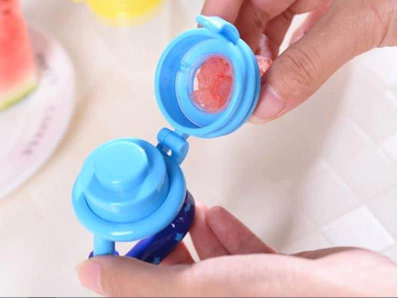 Gilli Shopee Silicone Fruit-Shaped Baby Teether - BPA Free, Combo Pack of 2 (Multi-7) - Safe for Infants 3-12 Months - Perfect for Soothing Sore Gums During Teething & On-the-Go Comfort