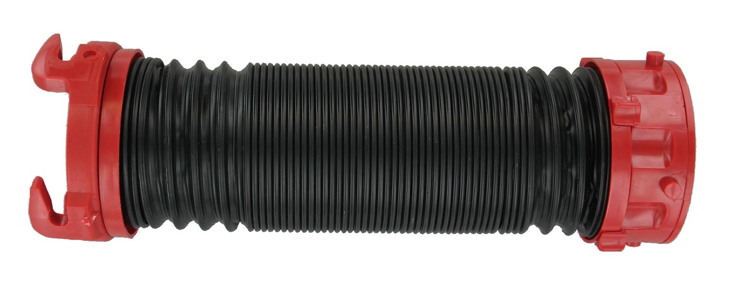 Valterra D04-0202 Dominator Compartment Hose - 2 Feet Black RV Waste Water Drain Hose for Camping & Outdoor Use
